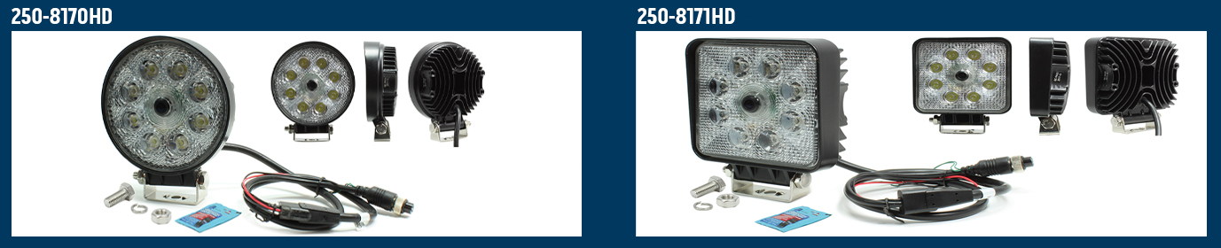 LED Work Light Cameras